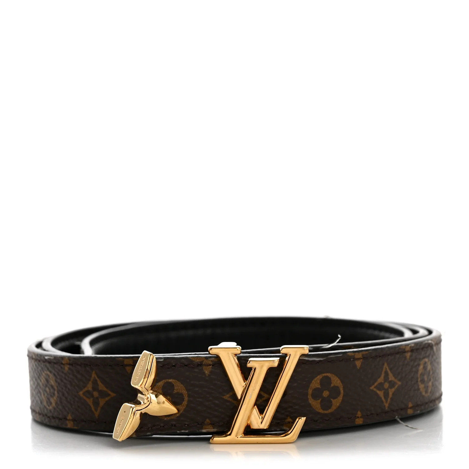 Louis Vuitton Monogram 20mm Pretty Reversible Belt 80 32 Black 1884226 | FASHIONPHILE (US)