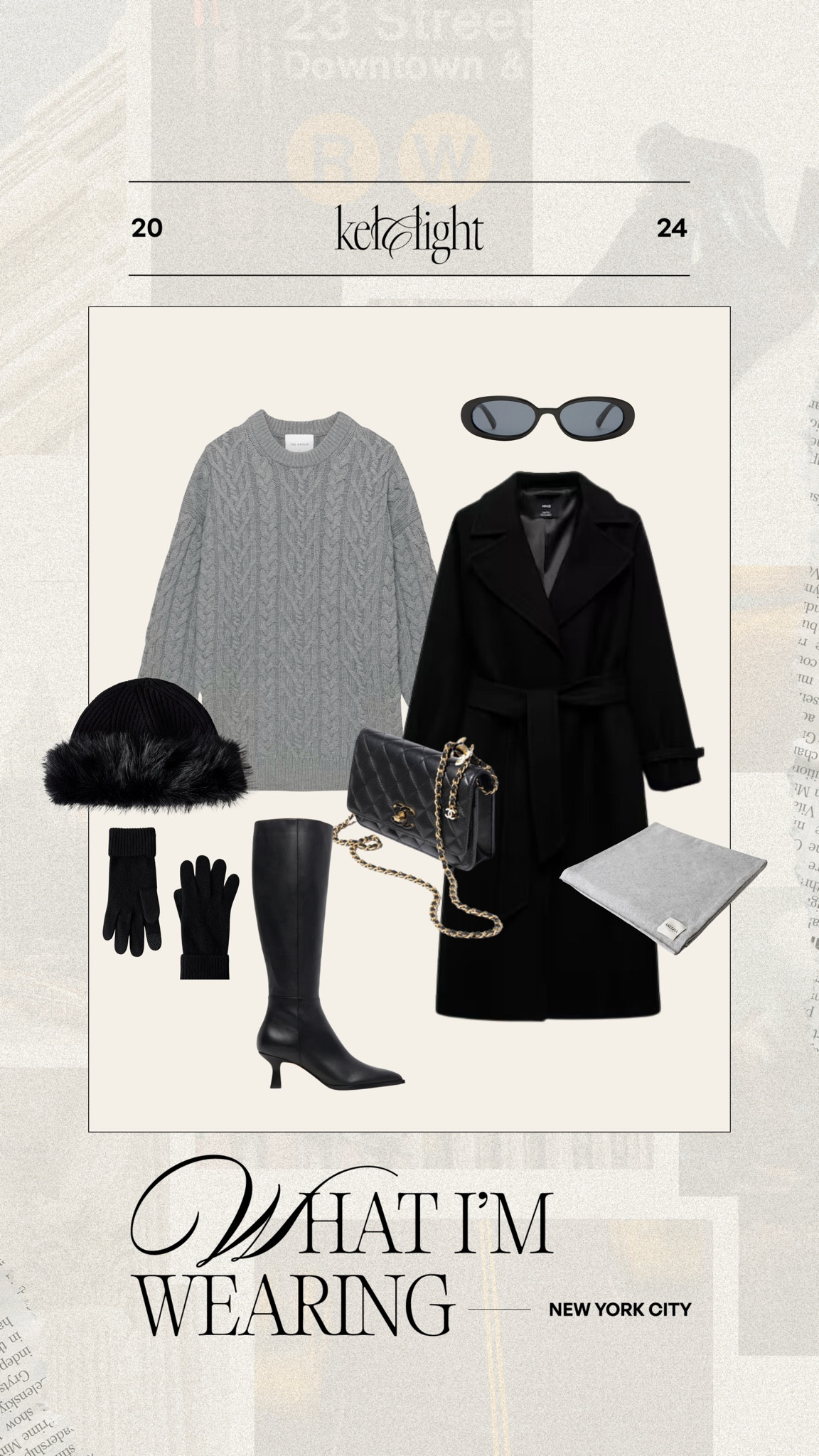 Outfit last night in nyc🖤 sizing below!

Sweater — 3 (fits like a dress) 
Tights — L/XL
Coat — XL #nyc #winter 

#LTKSeasonal #LTKMidsize #LTKHoliday