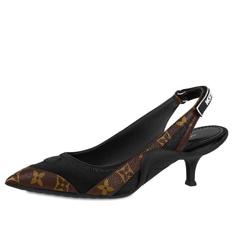 (WMNS) LOUIS VUITTON Archlight Slingback Pumps 'Brown Monogram' 1AAW7K | KICKS CREW