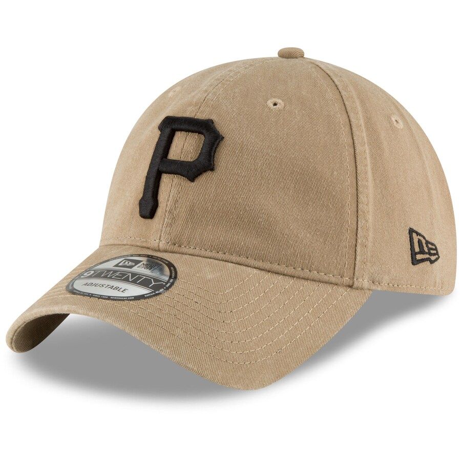 Men's Pittsburgh Pirates New Era Khaki Fashion Core Classic 9TWENTY Adjustable Hat | MLB Shop