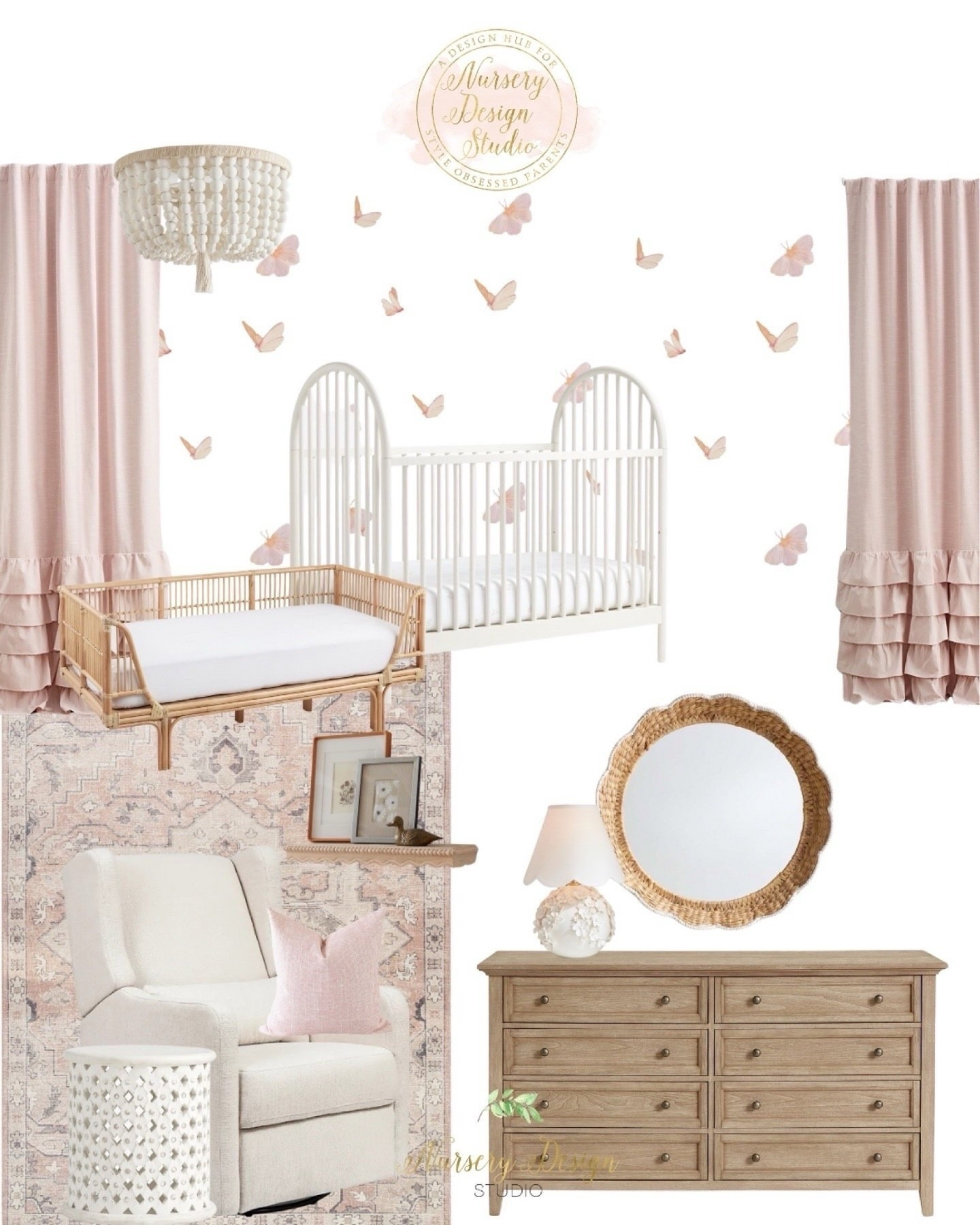 This is what happens when soft, sweet, and stylish all live in the same room.
Blush tones, airy whites, and the dreamiest butterfly details—Finn’s nursery was designed to feel joyful, light-hearted, and beautifully calm from day one.

#LTKBaby #LTKKids #LTKBump