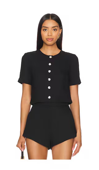 x REVOLVE Braswell Top in Black | Revolve Clothing (Global)