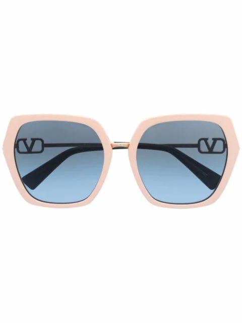 oversize-frame tinted sunglasses | Farfetch (AU)