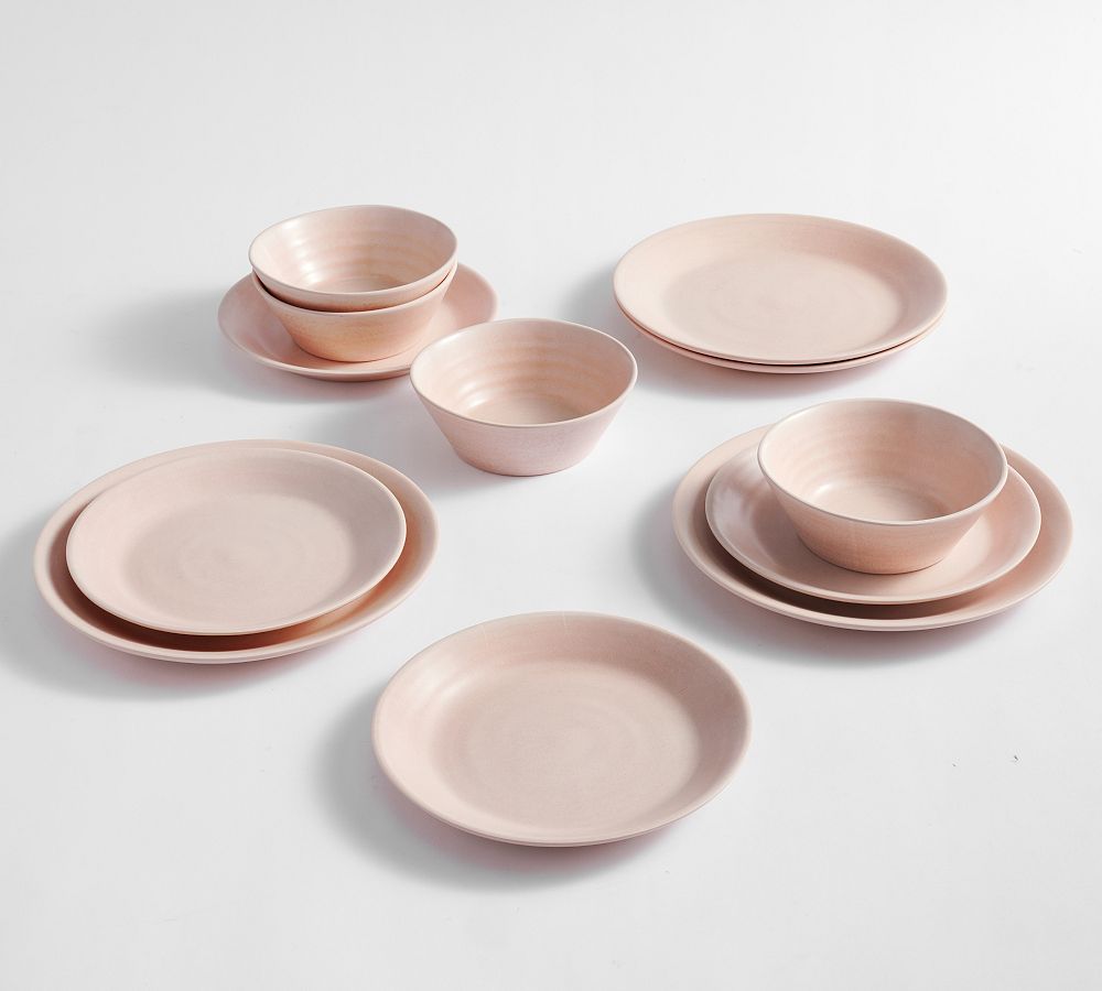 Larkin Outdoor Melamine Dinnerware Collection | Pottery Barn (US)