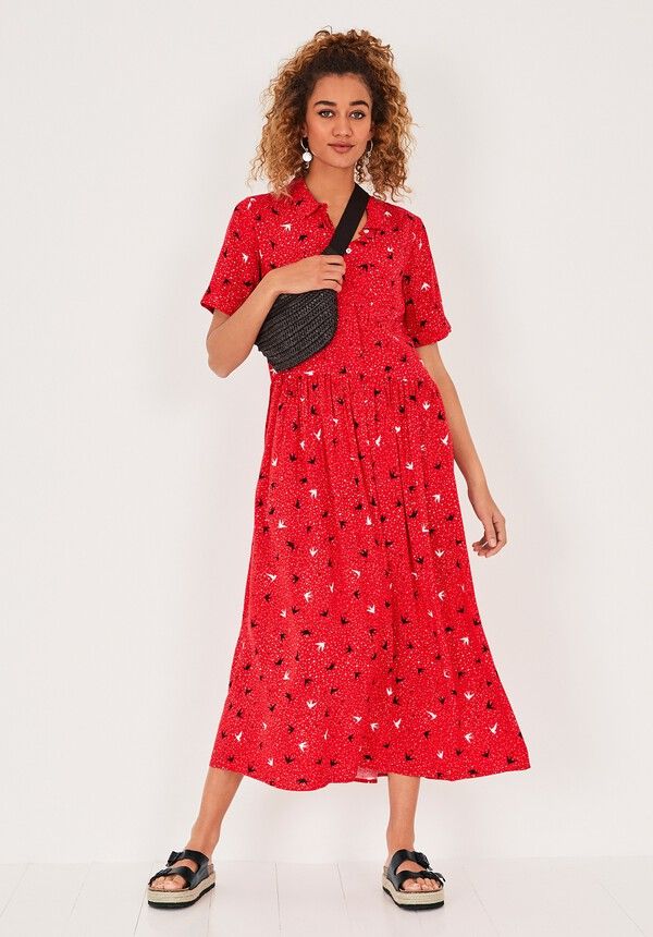Lianne Midi Shirt Dress | Hush Homewear (UK)