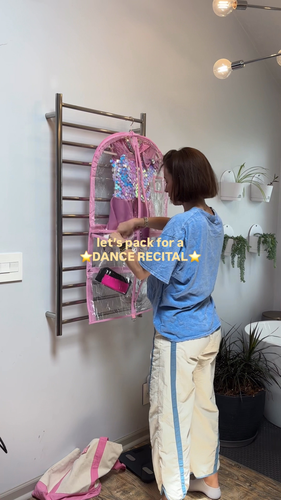 LOVE these garment bags - perfect for dance recitals or traveling!