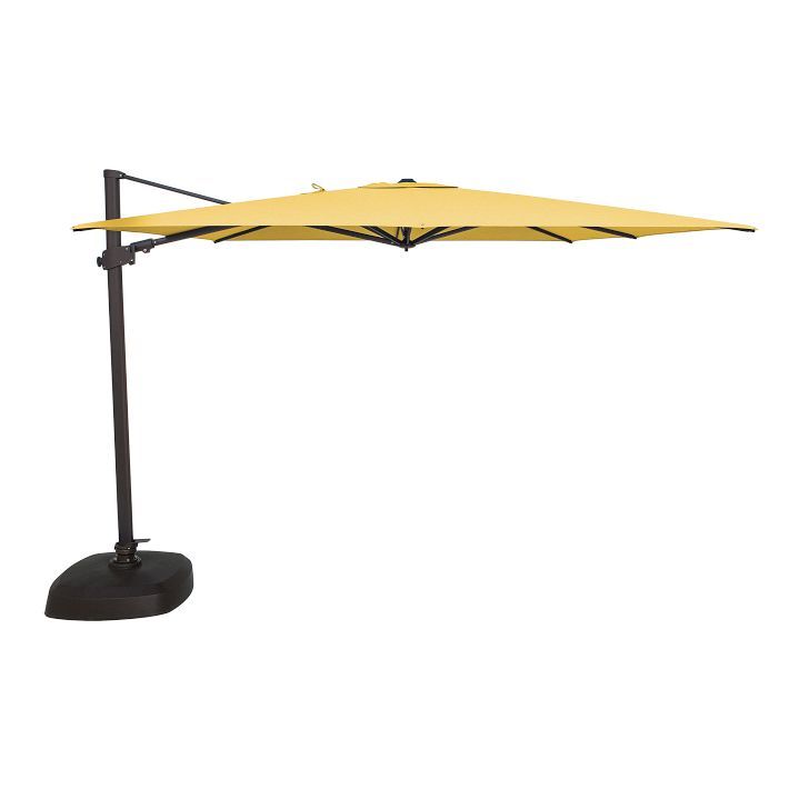 Square Outdoor Cantilever Umbrella (10') | West Elm (US)
