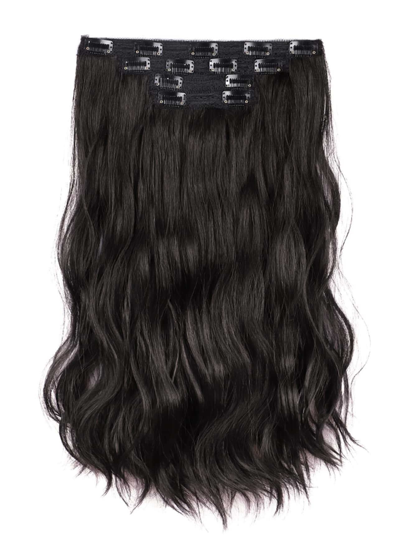 Clip In Long Curly Synthetic Hair Extension | SHEIN