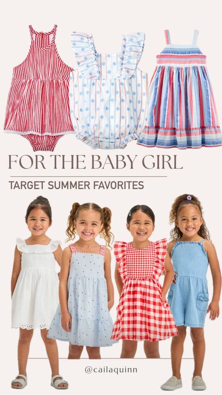 Adorable Fourth Of July Summer Outfits and dresses for baby girl and little girls! All under $40

#LTKbaby #LTKfindsunder50 #LTKkids