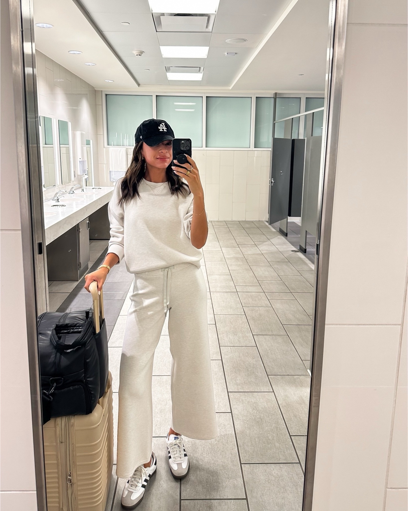 Spanx is 50% OFF today only + an extra 10% OFF with code EXTRA10! Wearing size small sweatshirt and size xs tall pants 


#LTKStyleTip #LTKSaleAlert #LTKCyberWeek