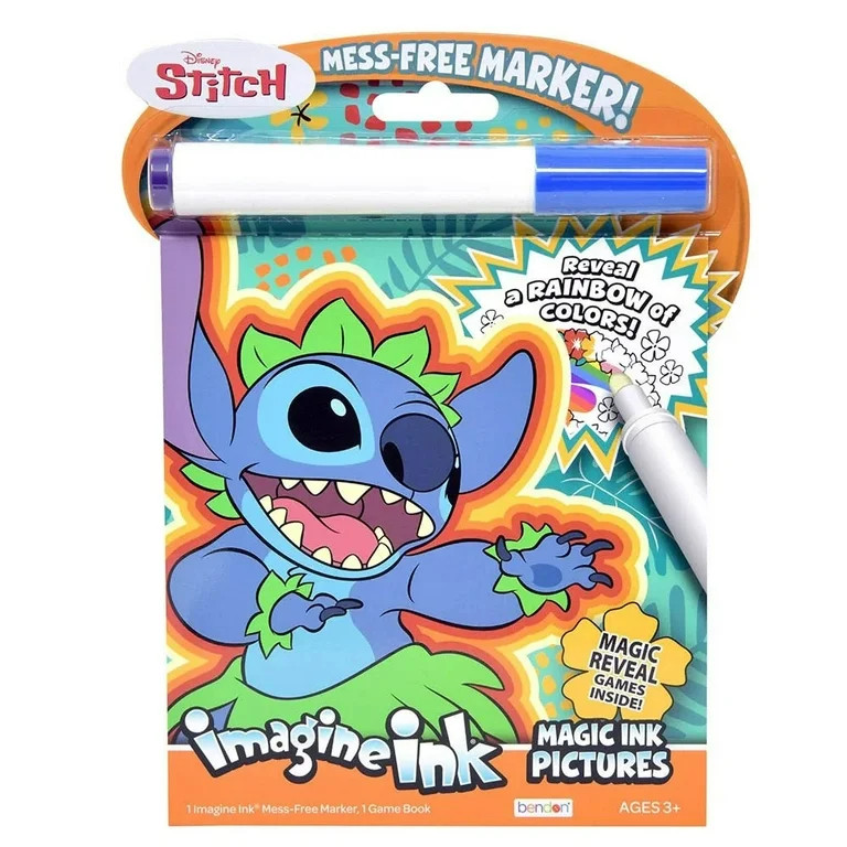 Disney Stitch Imagine Ink Magic Ink Pictures, Girls | Walmart (US)
