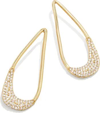 BaubleBar Ginger Pavé Cubic Zirconia Teardrop Earrings | Nordstrom | Nordstrom