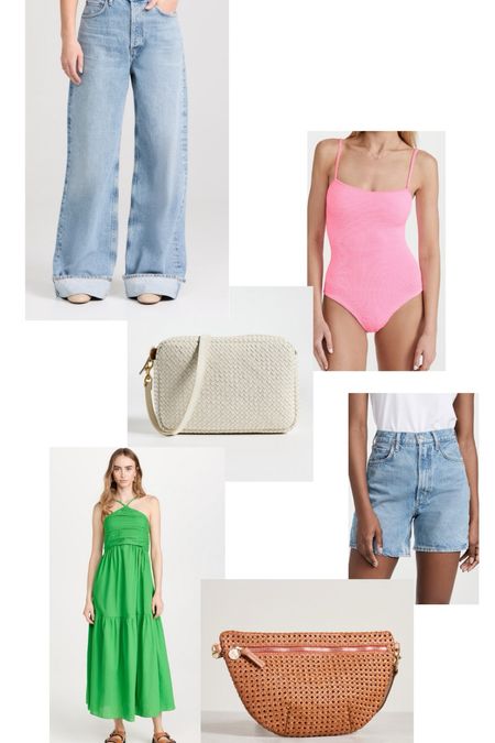 Spring Shopbop picks! This is a GREAT time to grab any big ticket items you’ve had your eye on. Soooo many good finds this year: The agolde dame jeans I love in a light wash for summer, a bunch of gorgeous Clare v purses, my Naghedi tote that I use as my everyday mom bag, and even a handful of Hunza g suits that I’m sure will go fast! Use code SPRING20

#LTKswim #LTKstyletip #LTKSpringSale