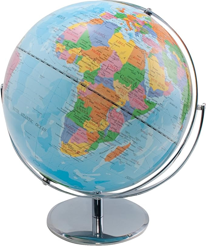 Advantus 12 Inch Desktop World Globe with Blue Oceans (30502) | Amazon (US)