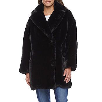 Worthington Oversized Faux Fur Coat | JCPenney