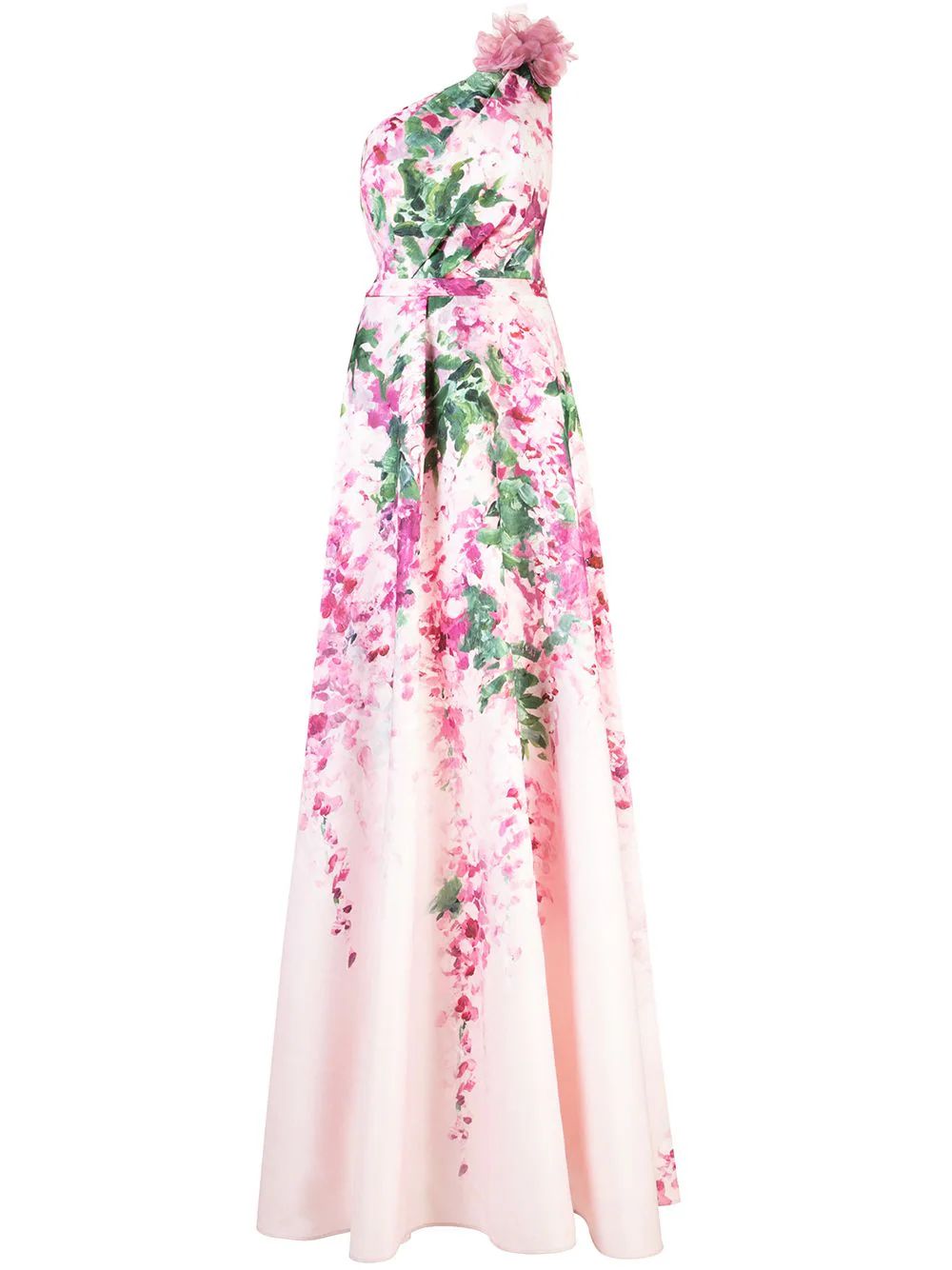 one-shoulder duchess gown | Farfetch (US)