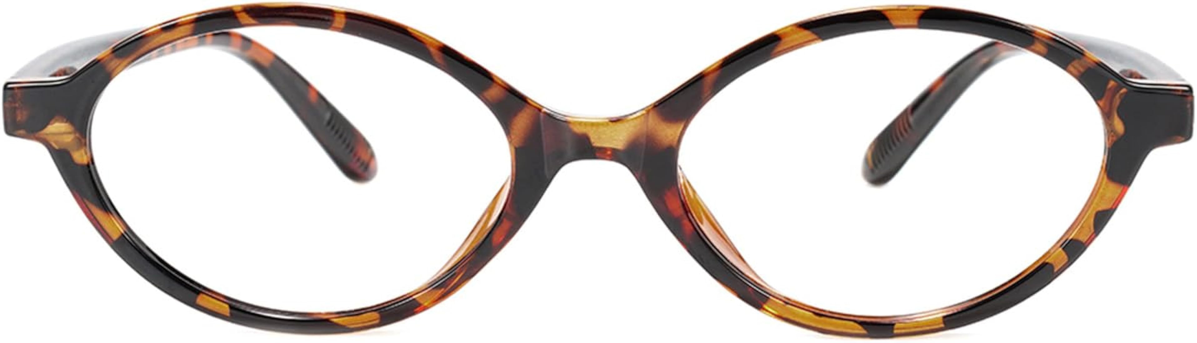 TIJN Olisa Blue Light Blocking Glasses for Women Men,Oval Glasses Frame Bluelight Glasses for Gam... | Amazon (US)