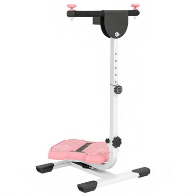 Foldable Ab Twister Board with LCD Display Adjustable Height Waist Twist Exercise Machine 330 lb Capacity Pink | Target