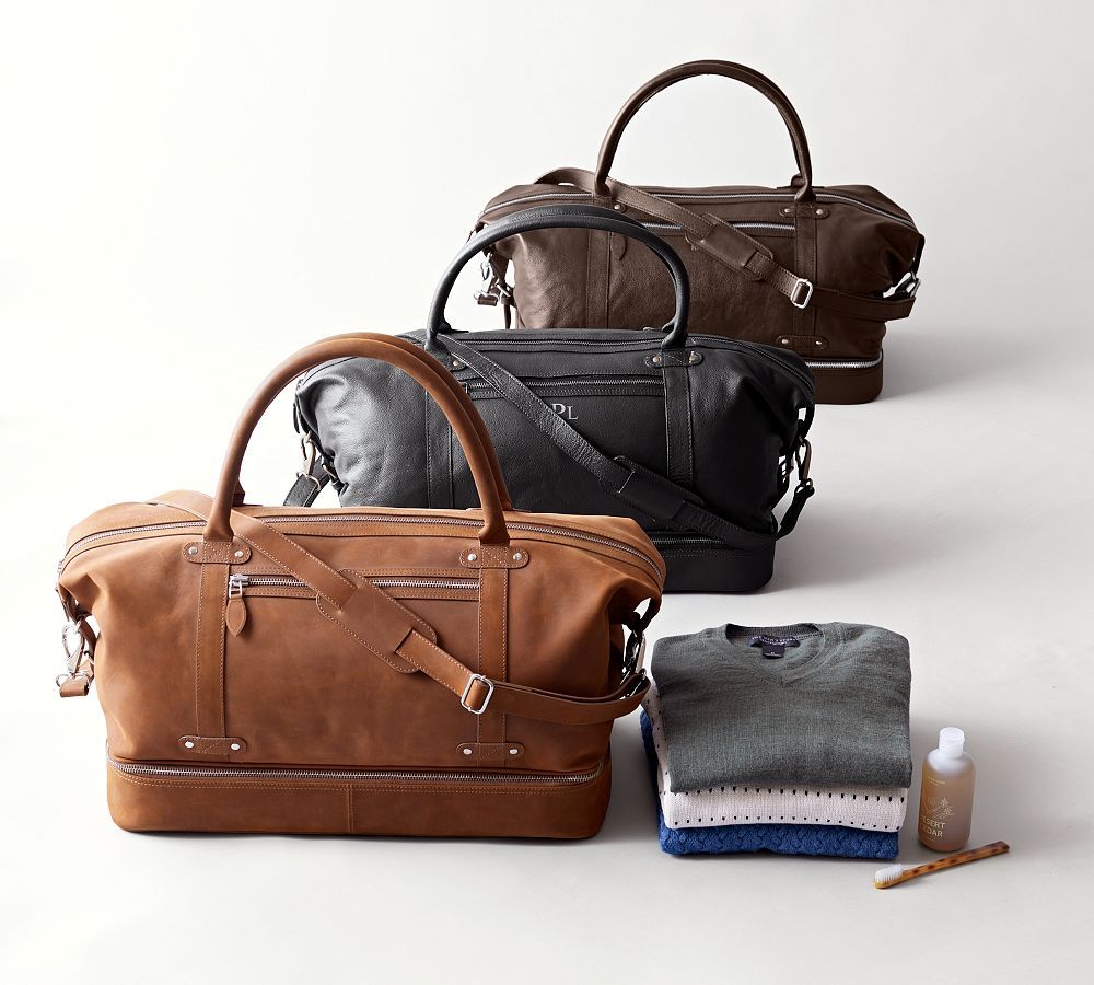 Grant Leather Weekender | Pottery Barn (US)