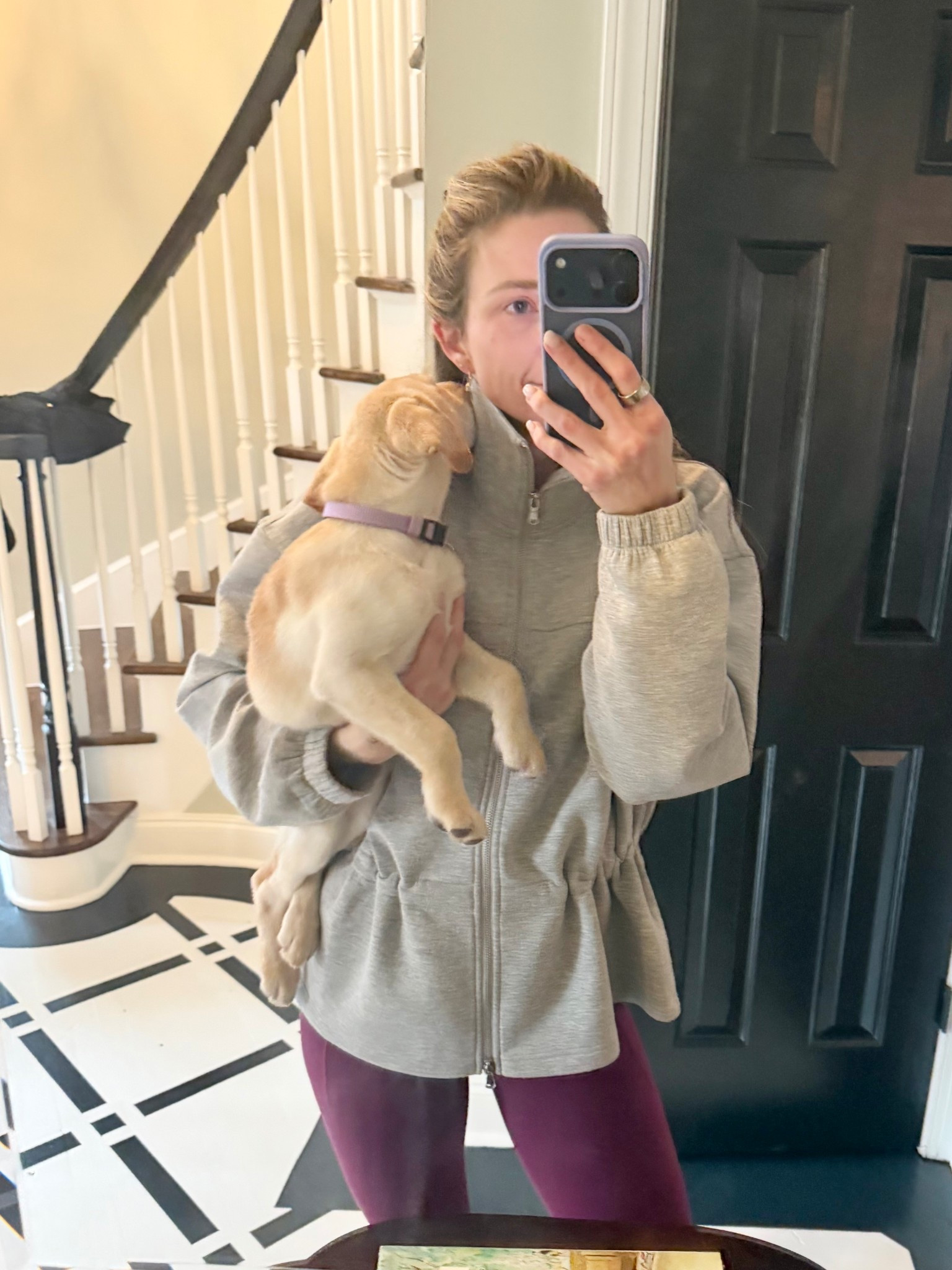 Loving this jacket. Wearing small. 