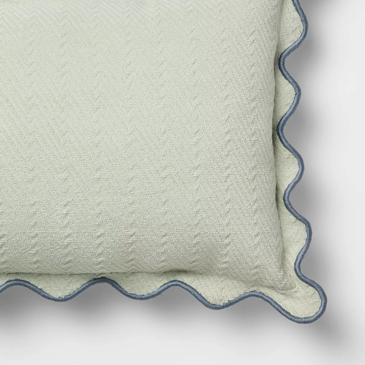 Lumbar Textured Easter Herring Bone Pillow Green Mirage - Threshold™ Design with Studio McGee | Target