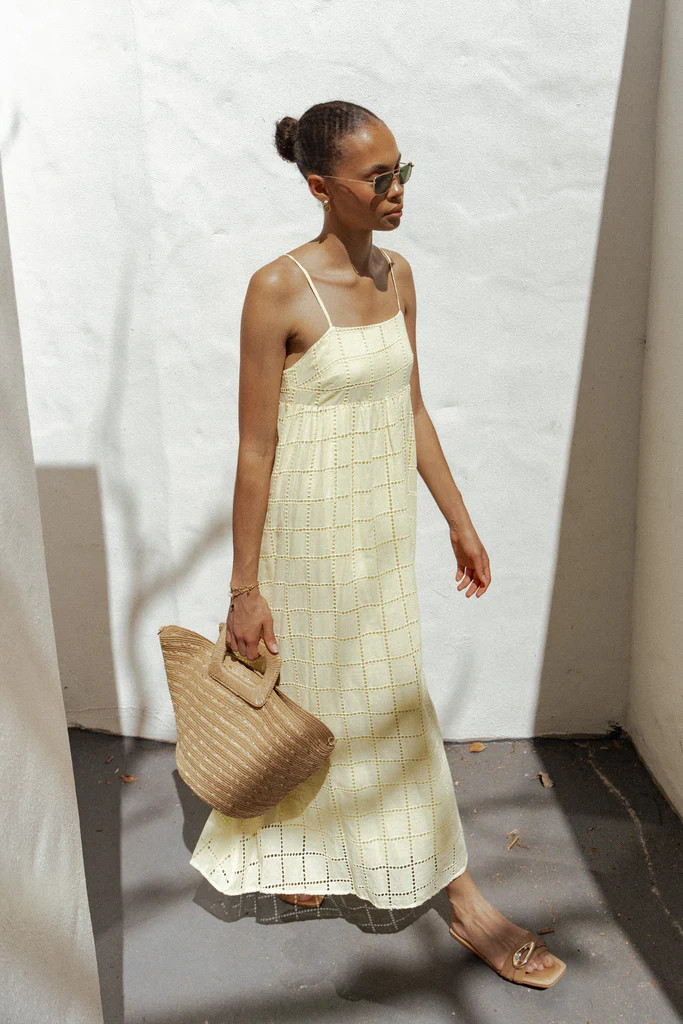 Alyah Maxi Dress - Butter Yellow | Petal & Pup (US)
