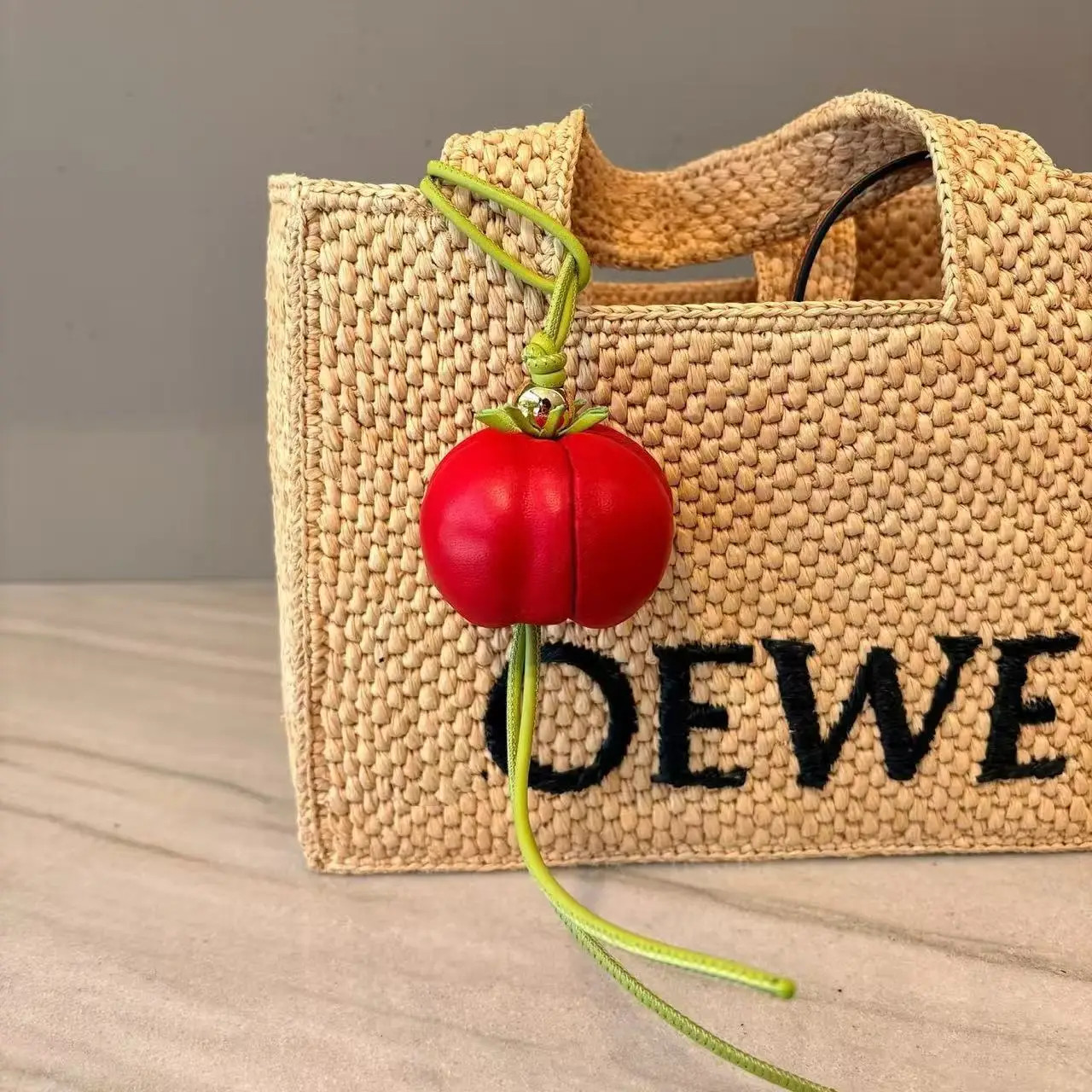 Red tomato bag charm,for women bag,fashion leather keychain bag pendant decoration high luxury gi... | AliExpress (US)