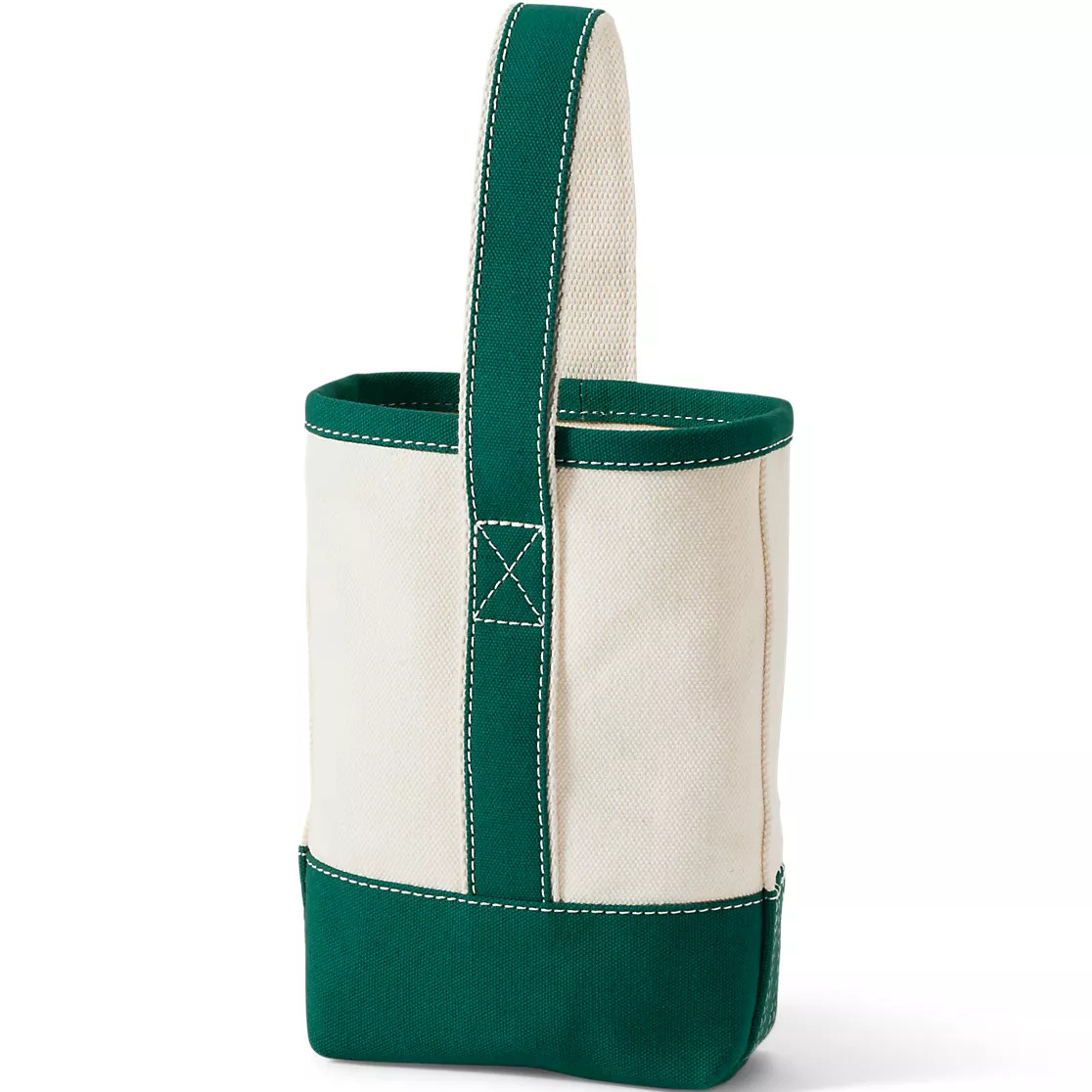 Canvas Wine Bottle Tote | Lands' End (US)