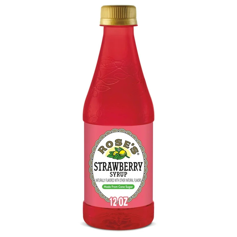Rose's Strawberry Simple Syrup Mixer, 12 fl oz, Bottle | Walmart (US)