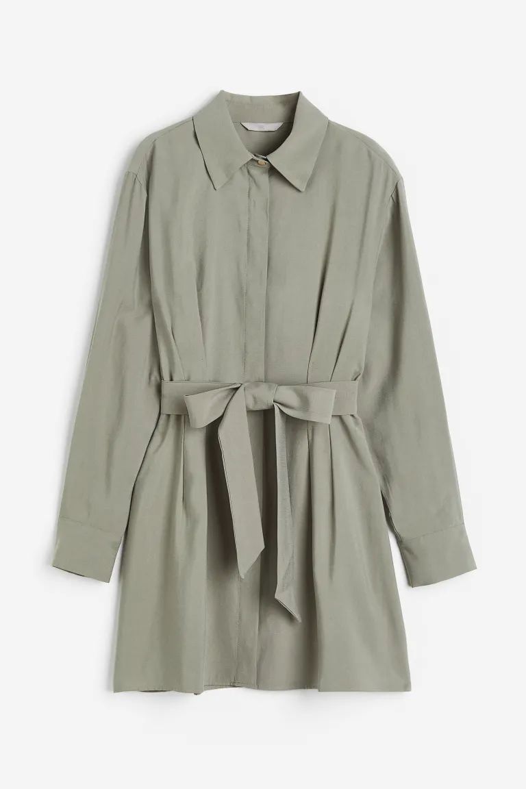 Tapered-waist shirt dress | H&M (UK, MY, IN, SG, PH, TW, HK)