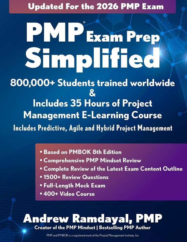 PMP Exam Prep Simplified: Covers the Current PMP Exam and Includes a 35 Hours of Project Manageme... | Amazon (US)