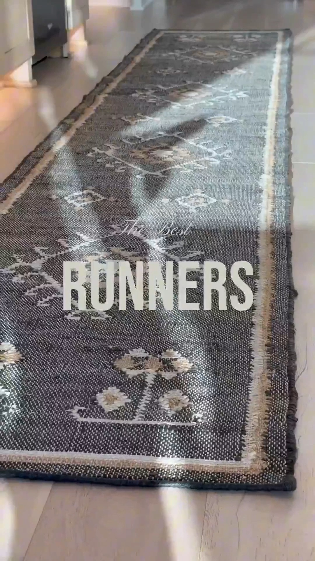 I am obsessed with these gorgeous runners! Let me know which one is your favorite 1,2,3, or 4th option. I added rug grippers to the corners to keep the rug in place. A rug mat is also perfect to keep the rug from sliding 🤎#LTKStyleTip



#LTKHome #LTKSaleAlert