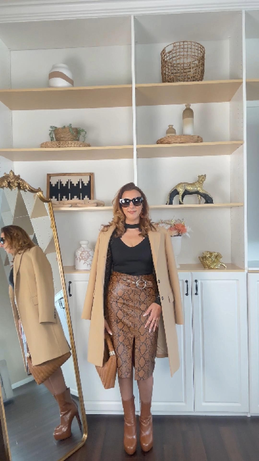 Chic, polished, and ready for the season 🤎🐍
This snakeskin pencil skirt paired with warm camel layers is a timeless fall statement—elevated, modest, and so easy to style for work, dinner, or a Thanksgiving gathering.
Click to shop the full look… boots, coat, top, and accessories all linked for you ⤵️

#LTKGiftGuide #LTKHoliday #LTKCyberWeek