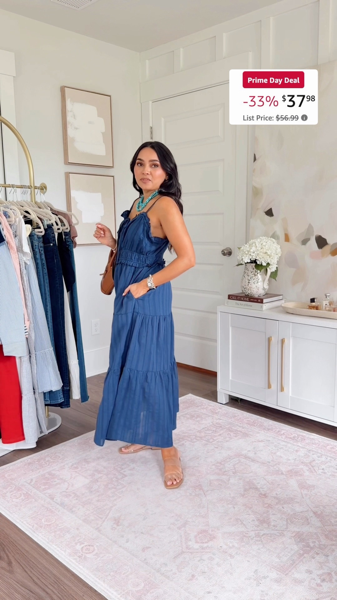 Amazon prime day! Blue dress 33% off now!

#LTKootd #LTKSaleAlert #LTKPetite