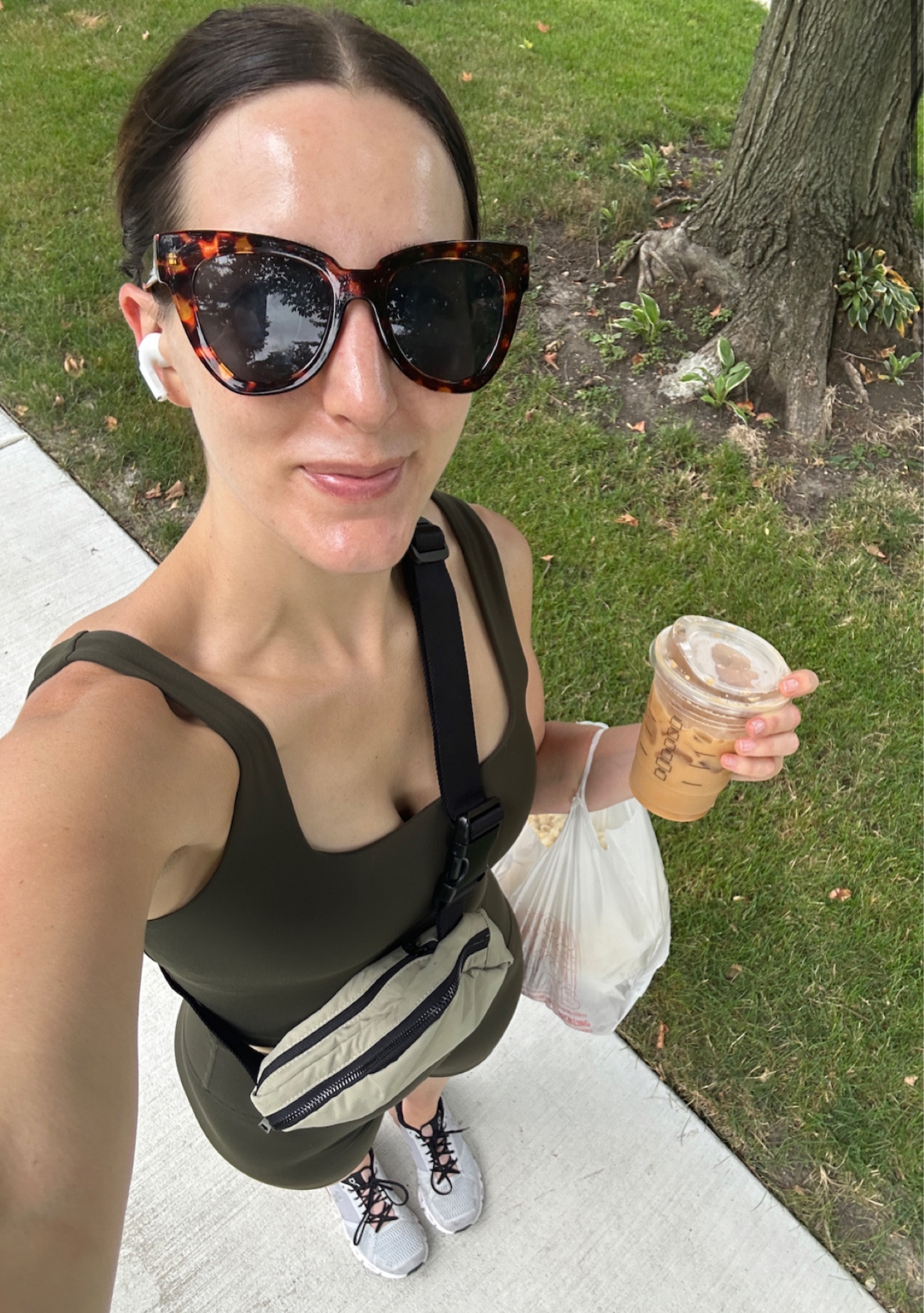 Amazon fitness fashion: Amazon has high quality workout clothes for any type of workout including this matching sports bra and biker short set, sunglasses, airpods, and a belt bag. This is the perfect outdoor walk outfit, workout outfit, training outfit, outdoor exercise outfit, running outfit, lifting outfit, cycling outfit  

#LTKstyletip #LTKfitness