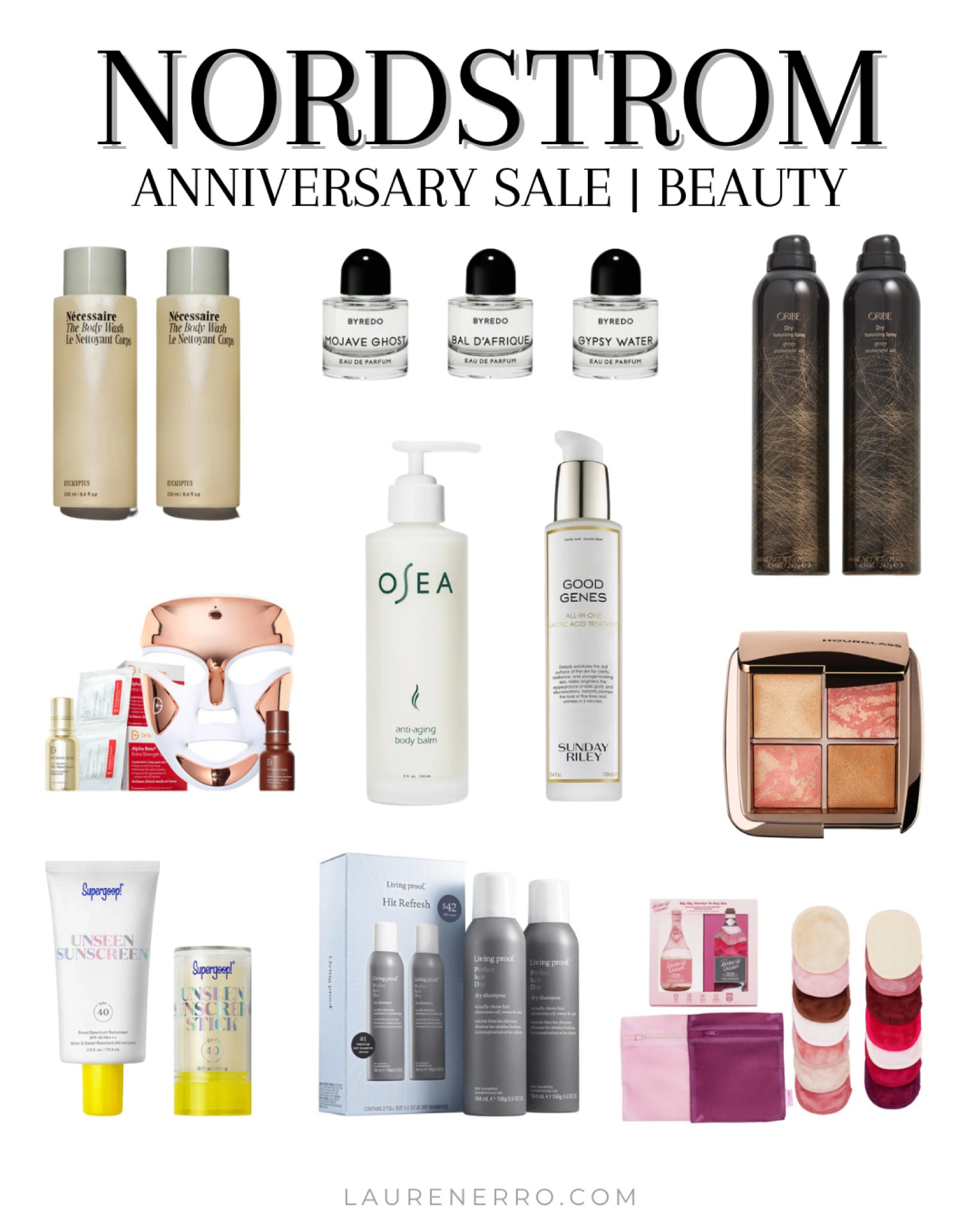My beauty picks for the Nordstrom Anniversary Sale! 
.
.
.
Charlotte Tilbury, osea, Bobbi brown, nuface, facial device, eyeshadow sticks, red light mask, hourglass ambient, living proof, sudsy Riley good genes, oribe, nessassair, hair product, best of Nordstrom sale, summer sale, summer deals, summer beauty products, beauty finds

#LTKSummerSales #LTKSaleAlert #LTKBeauty
