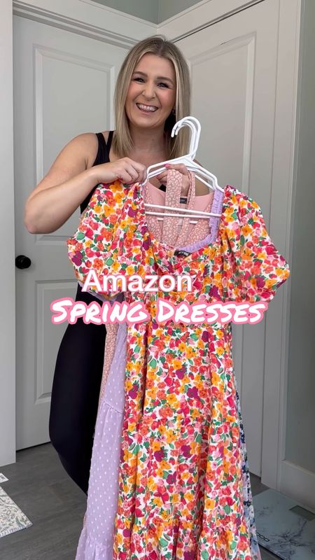 Amazon spring dress haul. Perfect for any event or even the office. They all run TTS. Wearing a small in all of them.

Easter dress | Church dress | work wear | wedding guest dress | bridal shower | baby shower 

#LTKstyletip #LTKSeasonal #LTKunder50
