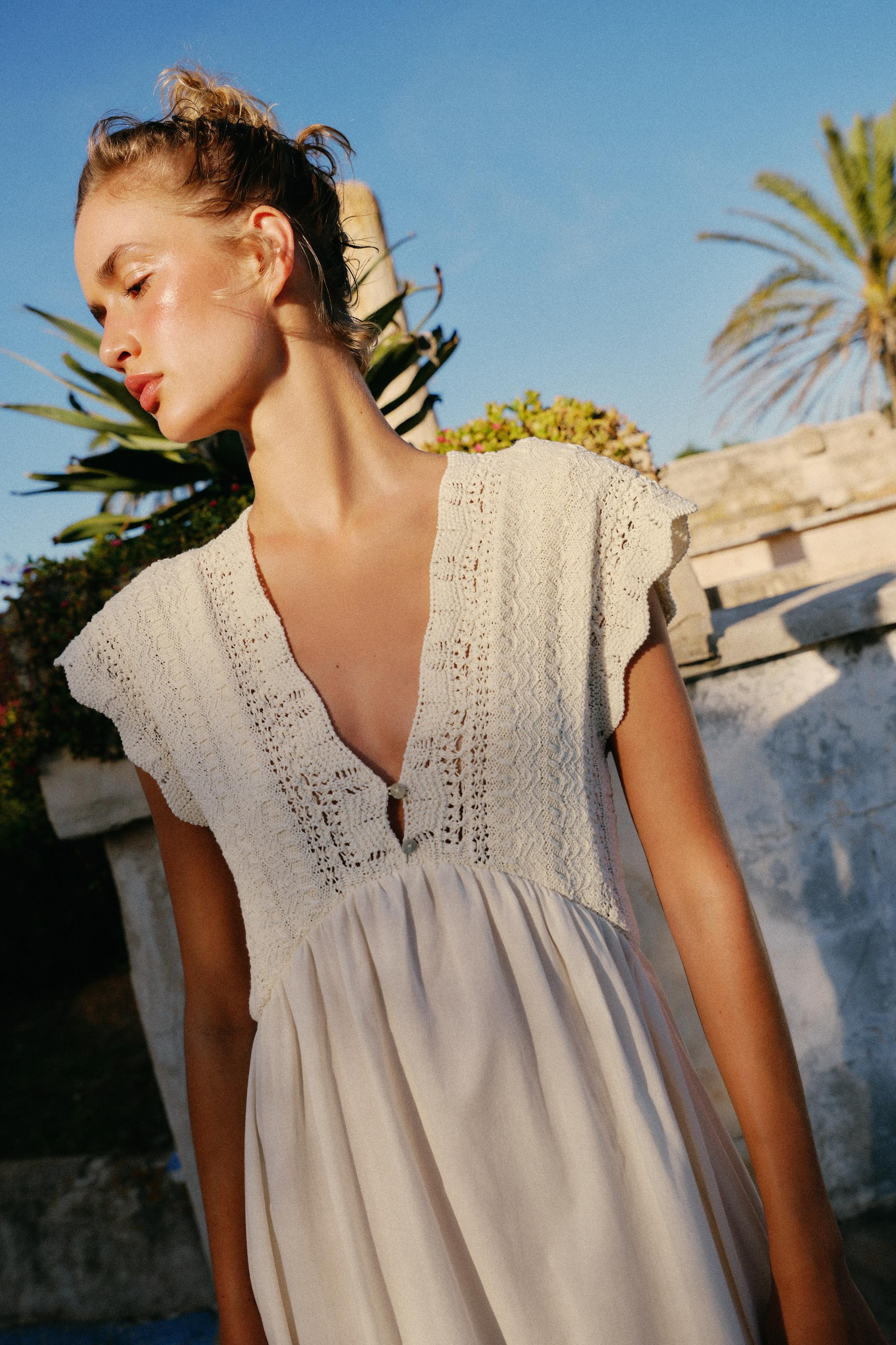 COMBINATION KNIT DRESS | Zara US
