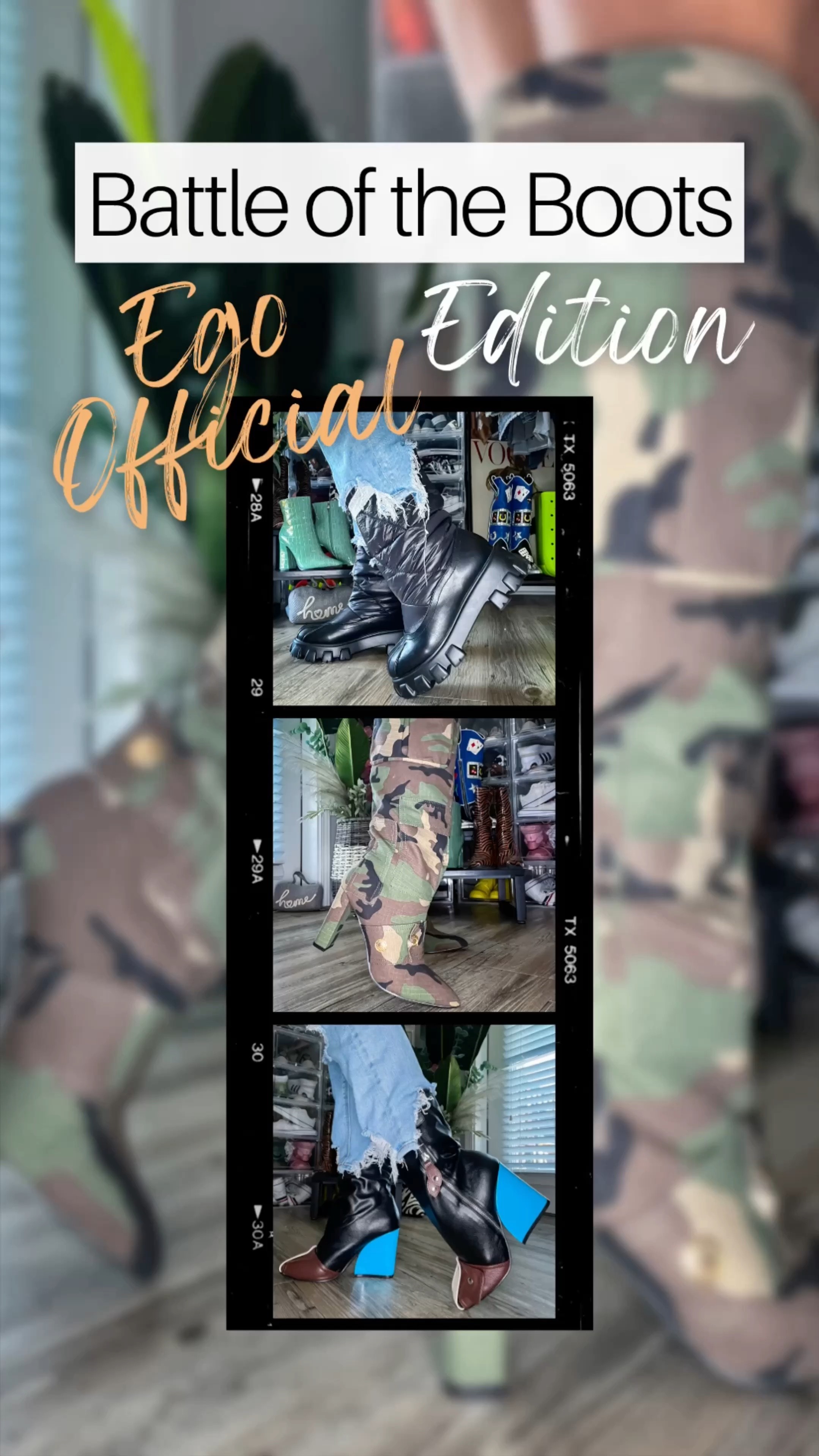 ⚔️ Battle of the Boots 👢: #EgoOfficial Edition 🥰

Boots Shown:
🔅 ‘Jamison’ Camo Knee High’s - fit TTS. They are pretty spacious through the calf area & around the knee (meant to look baggy).
🔅 ‘Mayu’ Color Block Wedge Boot - fit TTS. Come right above my ankle bone. I have the ankle version but I also tagged the knee-high version which are just as 🔥.
🔅 ‘Wyatt’ Puffer Lug Sole Boot - these fit a LITTLE tight on me so I’m only able to wear a thin sock w/ them. Size up if you plan to wear thicker socks. They come midway up my shin & have a drawstring opening. ** No longer listed on website. I tagged a similar option + will update this post if I find it elsewhere or if they restock! ** 

All 3 are easy to walk in & are a 10/10 in comfort. I also tagged my favorite insoles, blister stickers, and metatarsal pads in the event you need/want them for these! 💗

Xo, e

#LTKunder100 #LTKSeasonal #LTKshoecrush