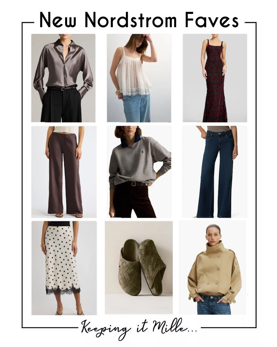 New Nordstrom Faves for Fall

Silks, satins, dark denim, cropped trench, woven suede clogs, polka dots, and lace

#LTKSeasonal #LTKOver40