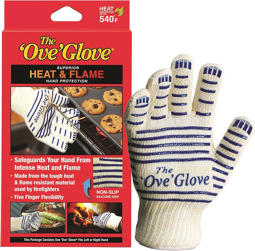Ove Glove Hot Surface Handler Oven Mitt Glove, Perfect for Kitchen/Grilling, 540 Degree Resistanc... | Amazon (US)