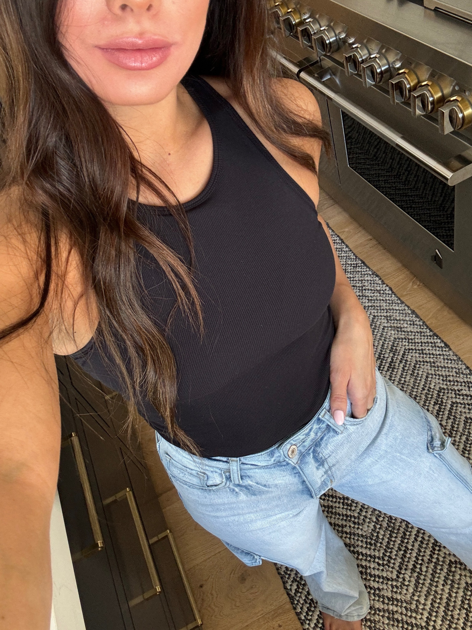 Still obsessed with these cargo jeans. I sized down one size. Then this tank I’m a size small and it had a built in bra. 

#LTKhome #LTKbeauty #LTKstyletip