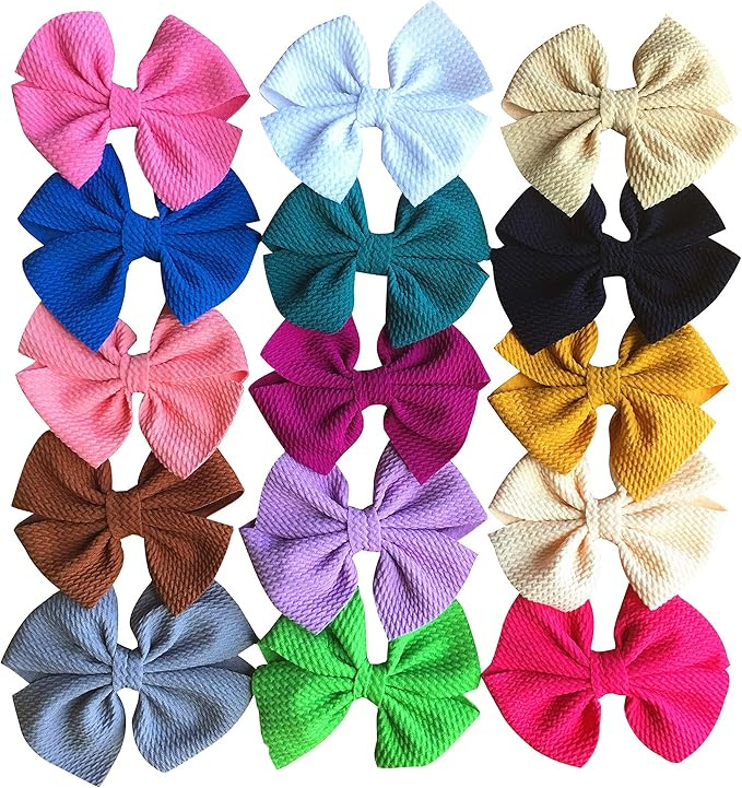 Hair Bow Clips Barrettes Princess's Hair Accessories for Baby Girl Toddlers Teens Kids Womens | Amazon (US)