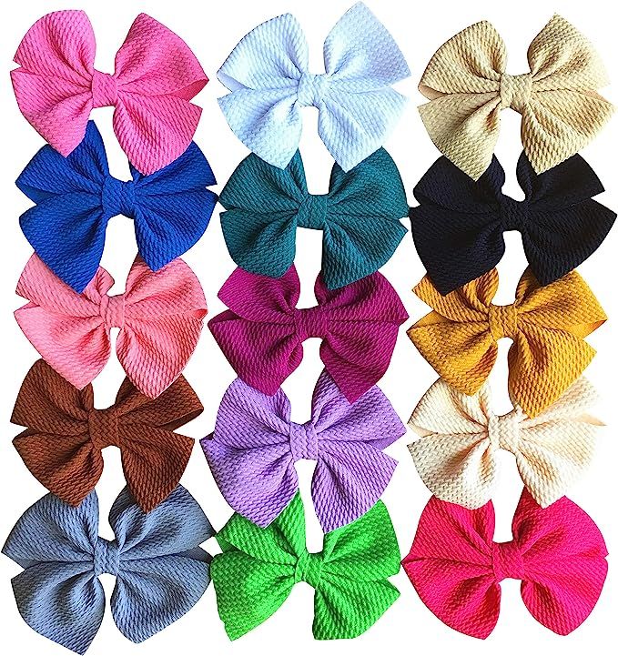 Hair Bow Clips Barrettes Princess's Hair Accessories for Baby Girl Toddlers Teens Kids Womens | Amazon (US)