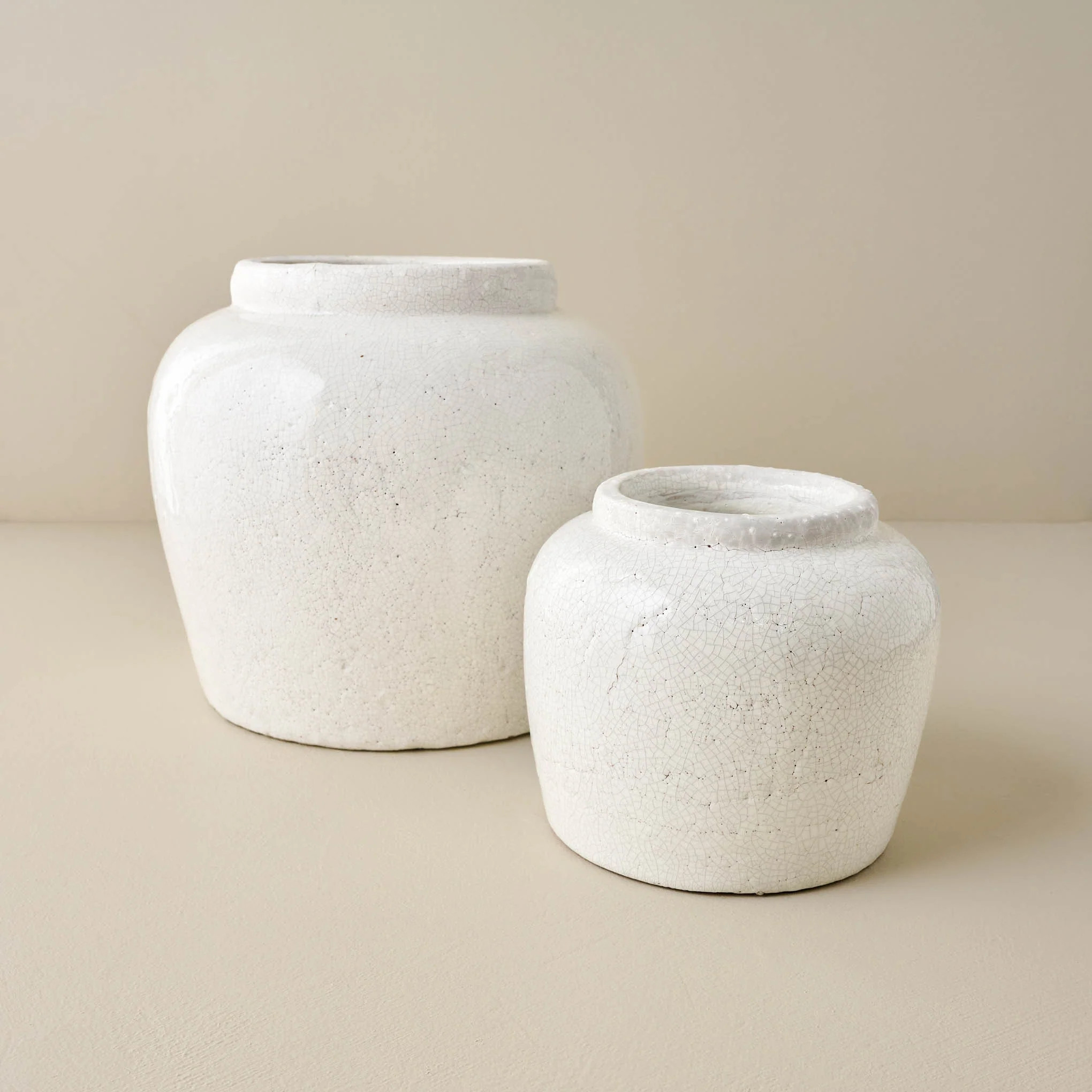 Rebecca Crackle Ceramic Vase | Magnolia