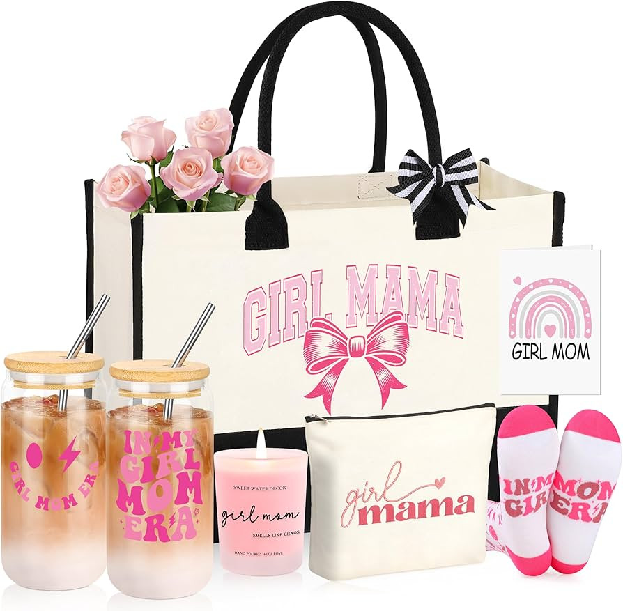 Girl Mom Gifts, Christmas Birthday Gifts for New Girl Mom Mama | Amazon (US)