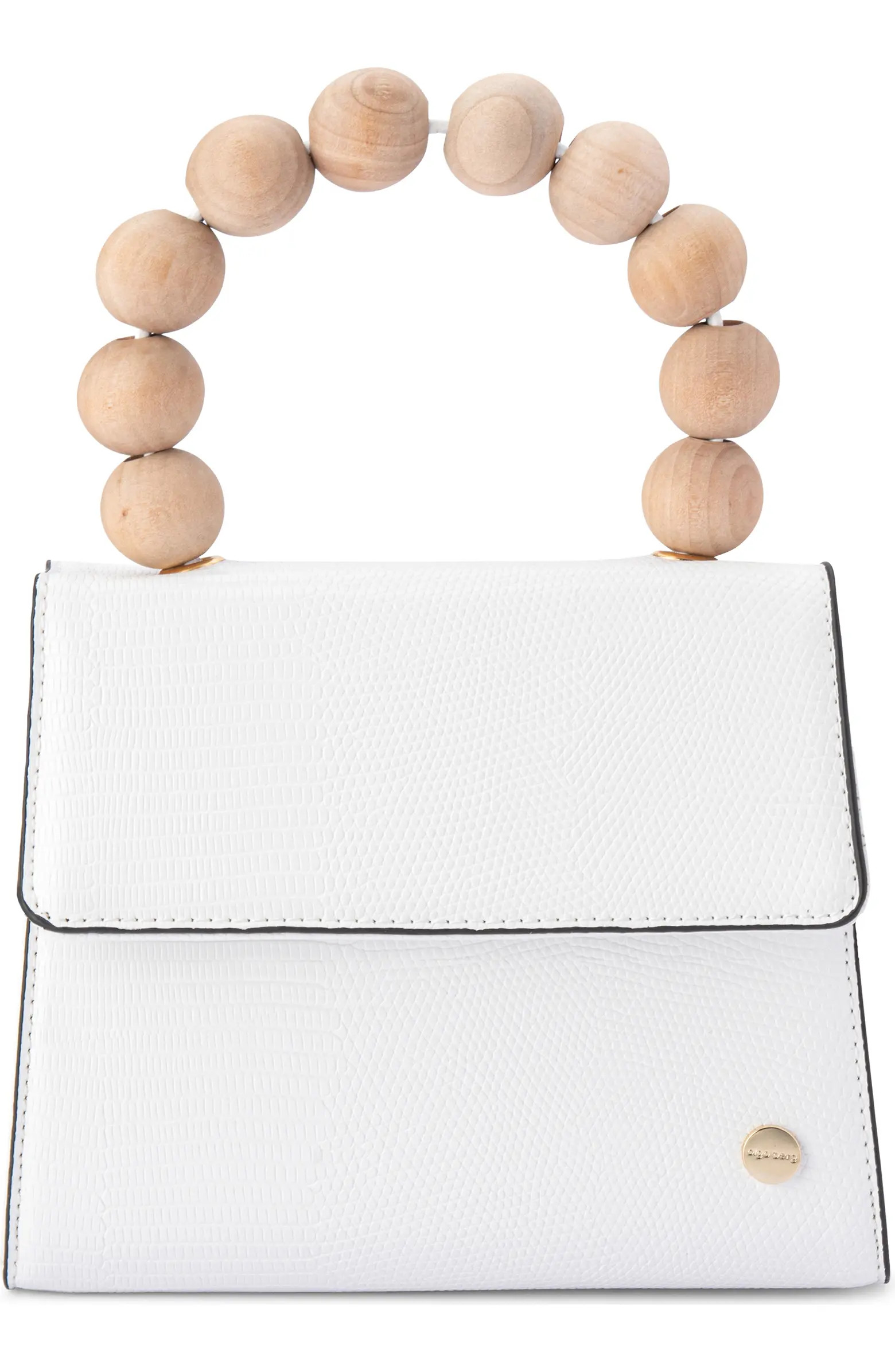 Olga Berg Caylee Wooden Bead Handbag | Nordstrom | Nordstrom