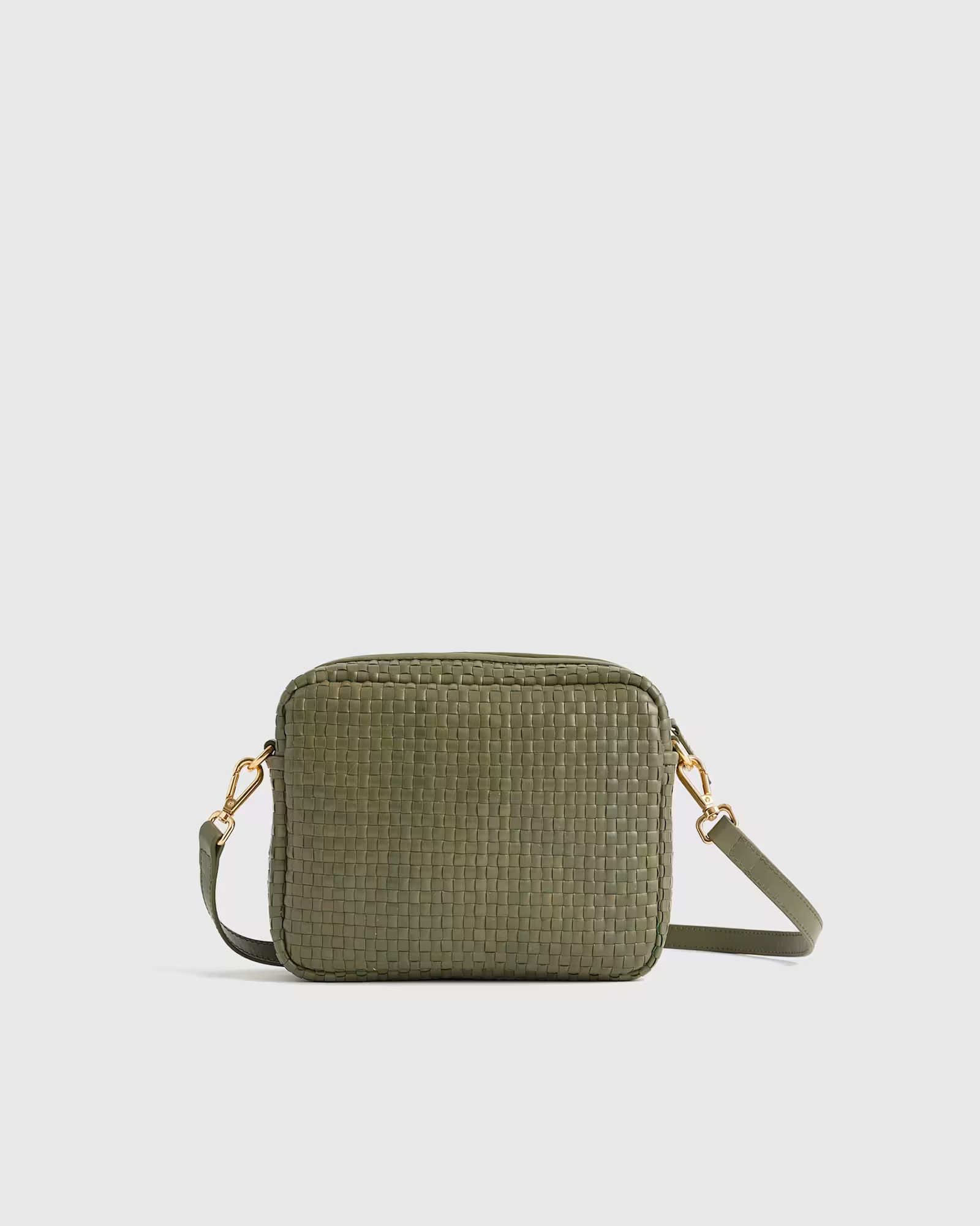Italian Leather Handwoven Crossbody | Quince