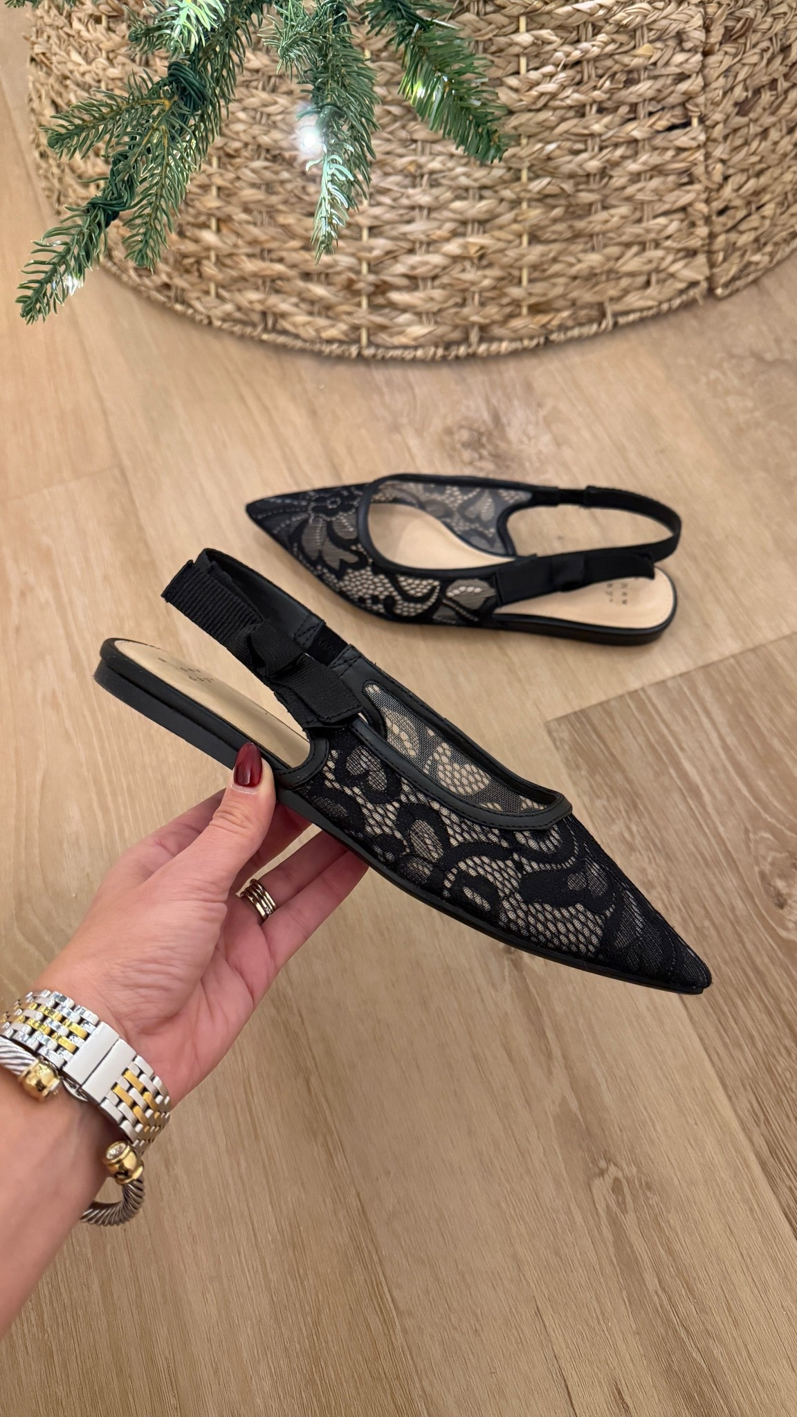 Cute flats! Picked these up for bristol today for her choir concert. Wearing  her tts 6.

#LTKHoliday #LTKGiftGuide