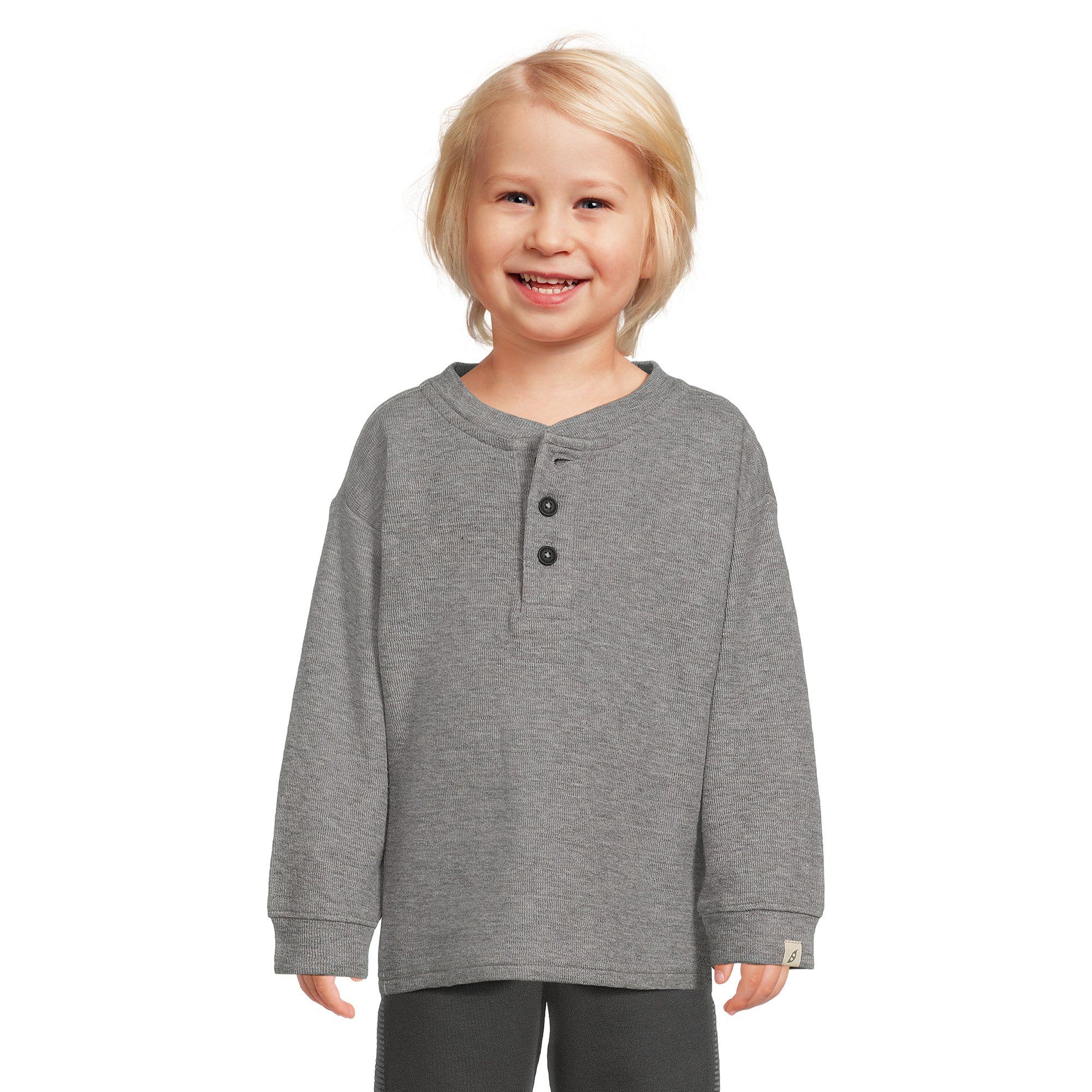easy-peasy Toddler Boy Long Sleeve Henley T-Shirt, Sizes 12 Months-5T | Walmart (US)